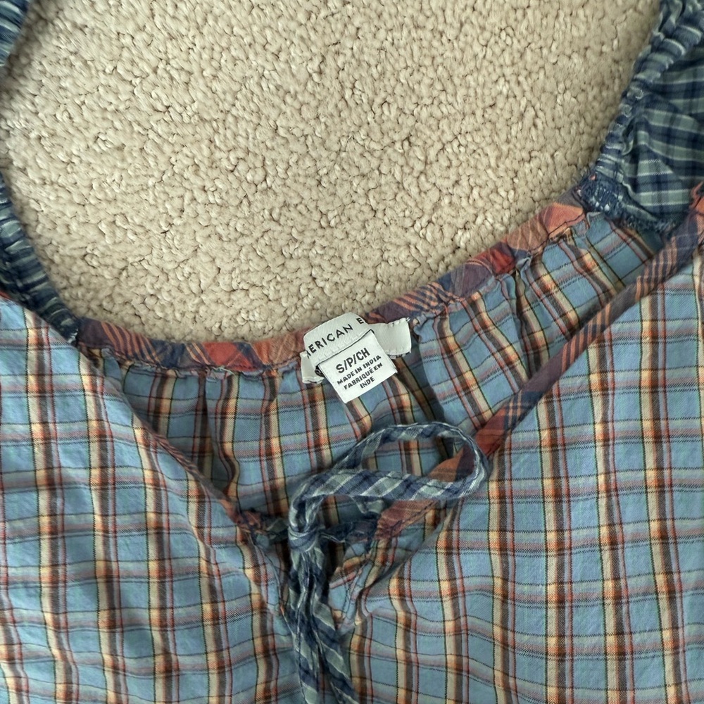 American Eagle Outfitters Patchwork Short Sleeve … - image 3